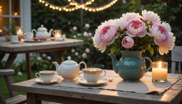 Douceur florale et rituels du soir